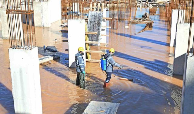 Büyükşehir'den haşere ve vektörlere karşı kış mücadelesi