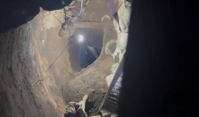 Evinin bahçesinde define arayan şahıs, 40 metre derinlik ve 3 metre genişlikte kuyu açtı