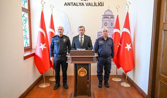 Antalya'da Şubat ayında 8 bin 92 asayiş olayı meydana geldi, yüzde 99.2'si aydınlatıldı