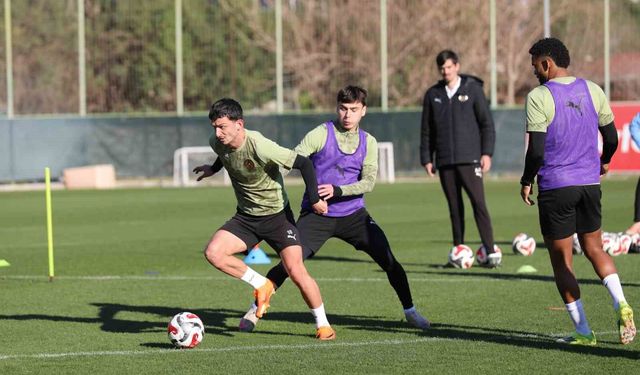 Corendon Alanyaspor, Galatasaray maçı hazırlıklarını tamamladı