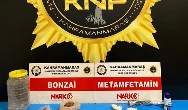 Kahramanmaraş'ta uyuşturucu operasyonu: 1 tutuklama