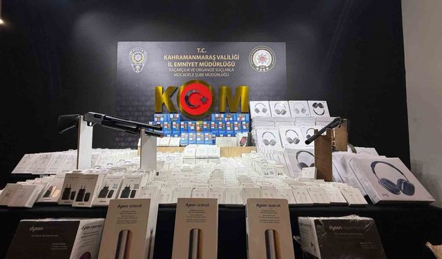 Kahramanmaraş'ta uyuşturucu ve kaçakçılık operasyonu: 1 tutuklama