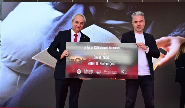 Kepez'de Antalya'nın en iyi ev kütüphaneleri ödüllendirildi