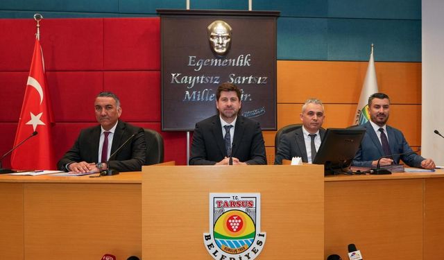 Tarsus Belediyesi Meclisinde yatırım, dayanışma ve yeni projeler öne çıktı