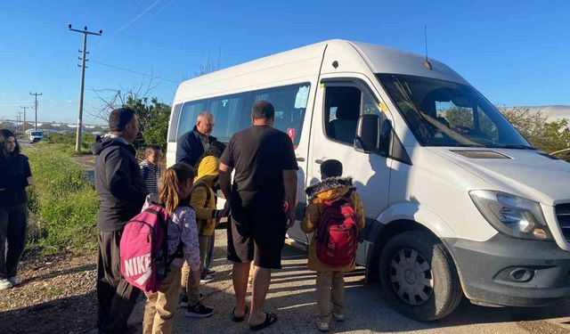 Traktör kasalarında eğitim yolculuğunda mutlu son