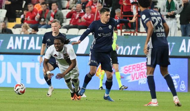 Trendyol Süper Lig: Antalyaspor: 1 - Gaziantep FK: 4 (Maç sonucu)