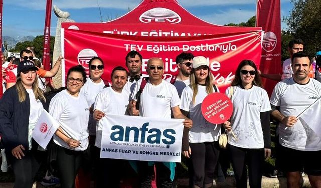 ANFAŞ çalışanları Runtalya'da eğitime destek için koştu