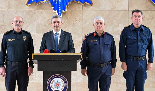Antalya'da Mart ayı asayiş tablosu: 9 bin 996 asayiş olayının yüzde 99,8'i aydınlatıldı