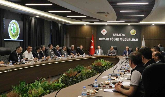 Antalya'da orman yangınlarına karşı sıkı önlemler