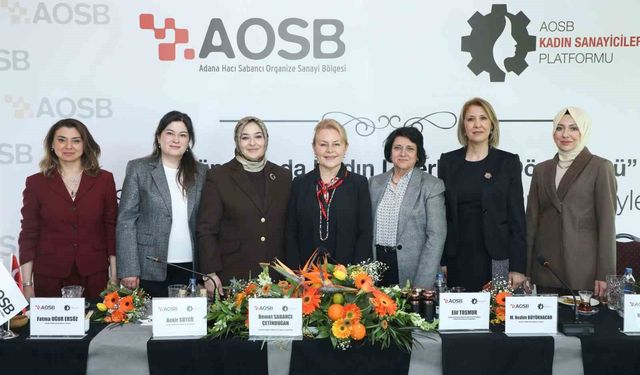 AOSB'de iş dünyasinda kadin liderliğinin dönüşümü konuşuldu