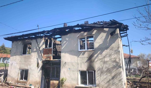 Burdur'da evde yangın paniği