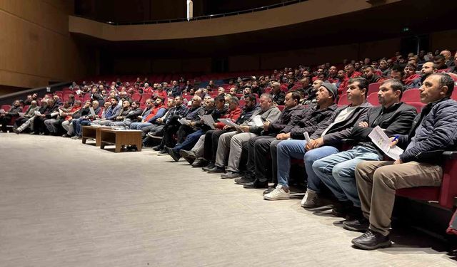 Büyükşehir'den saha personellerine iş sağlığı ve güvenliği eğitimi