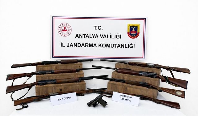 Jandarma'dan ruhsatsız silah operasyonu