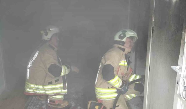 Kahramanmaraş'ta ikamette yangın