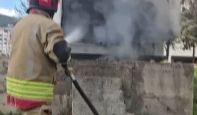 Kahramanmaraş'ta trafoda yangını paniği