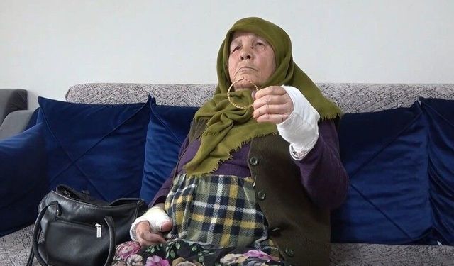Kahramanmaraş'ta yaşlı kadının bileziğini gasp eden şüpheli tutuklandı