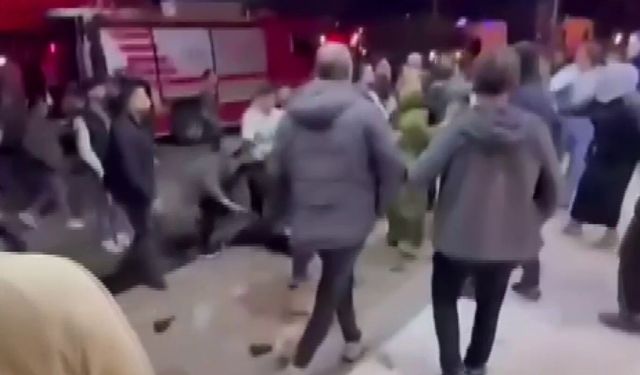 Kaza sonrası yaşanan kavga meydan savaşını aratmadı