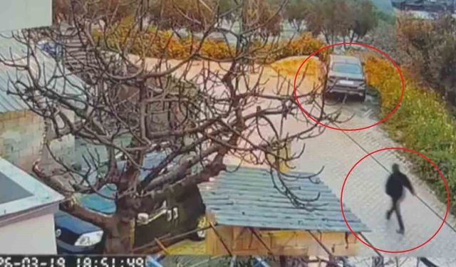 Park halindeki otomobili benzin döküp yakan, araç sahibinin yeğeni çıktı