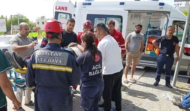 Dörtyol'da trafik kazası: 2 yaralı