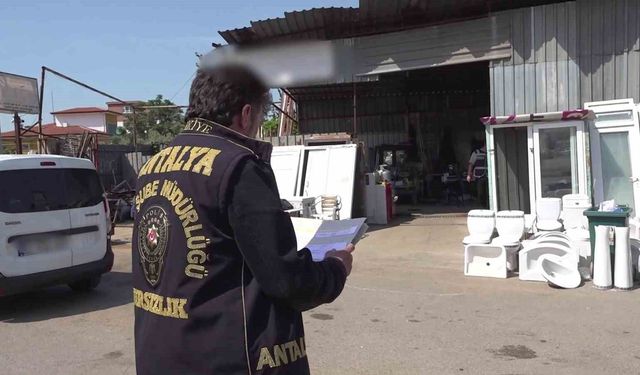 İkinci el eşya satan iş yerlerine eş zamanlı denetim