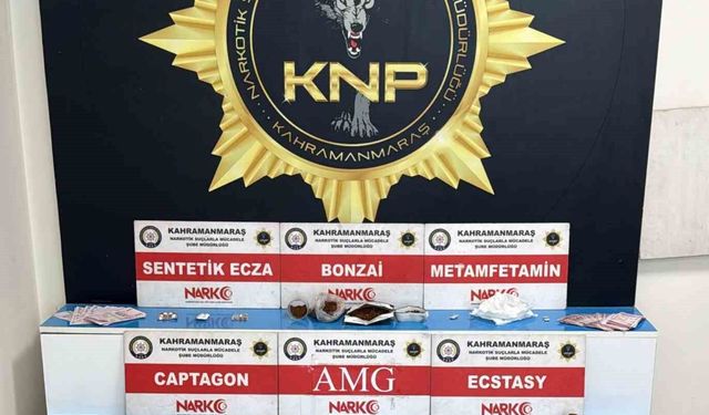 Kahramanmaraş'ta uyuşturucu operasyonu: 3 tutuklama