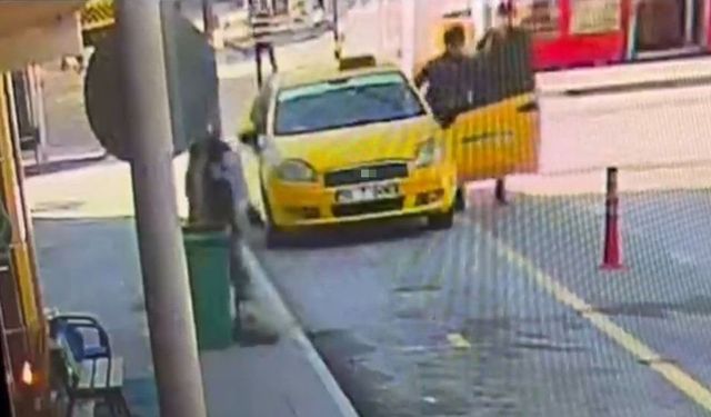 Kontak anahtarı üzerinde bırakılan taksiyi alıp kaçmaya çalıştı, köşeyi dönemeden yakalandı