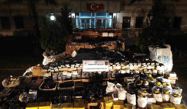Osmaniye'de 15 milyonluk kaçak ürün operasyonu: 3 tutuklama
