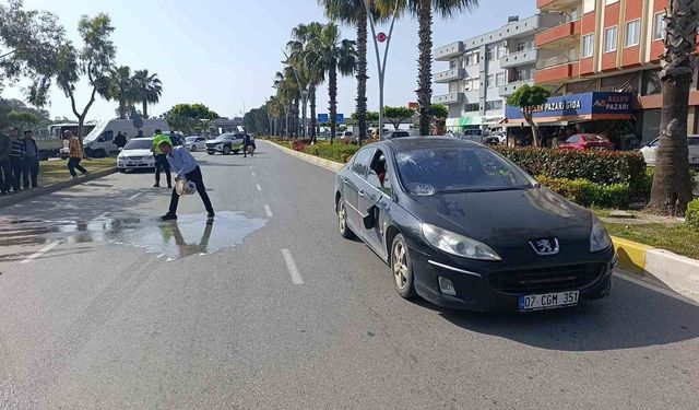 Otomobilin çarptığı yaya ağır yaralandı
