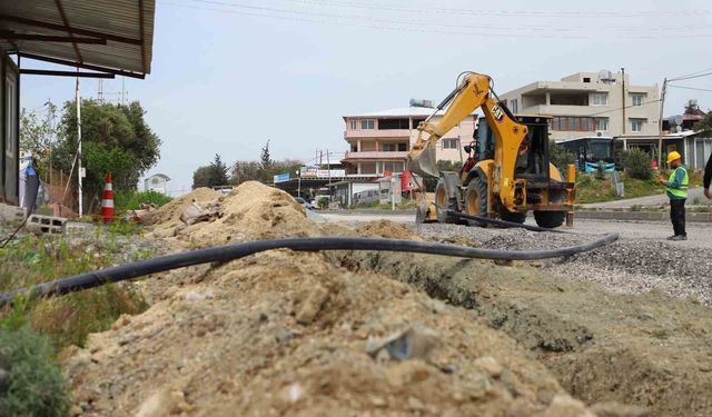 Samandağ'da içme suyu şebeke projesinin yüzde 88'i tamamlandı