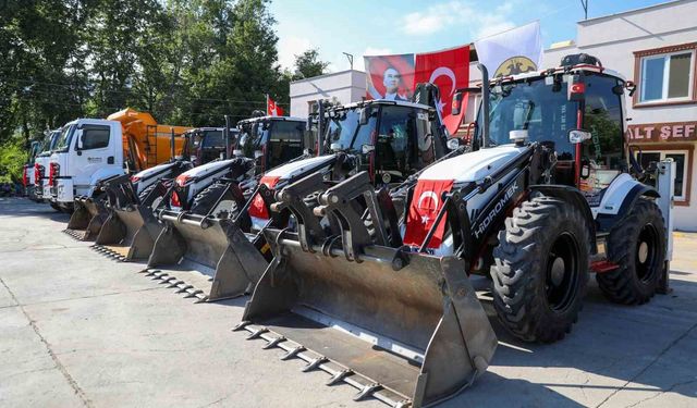 Alanya Belediyesi araç filosu güçleniyor
