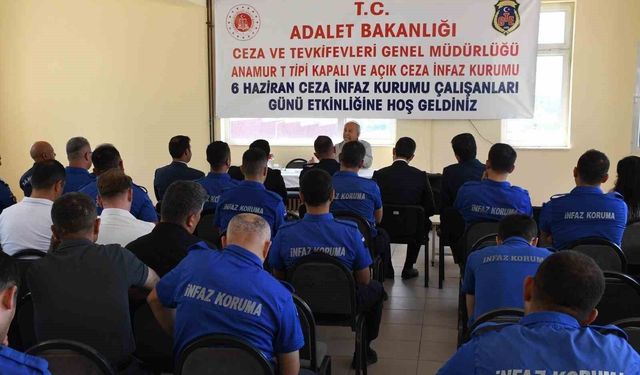 Anamur'da 'Ceza İnfaz Personeli Günü' kutlandı