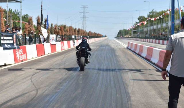Kepez'de Motodrag heyecanı