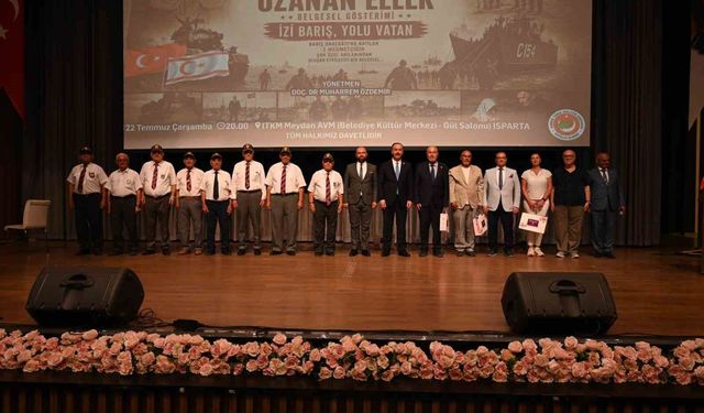 'Barışa Uzanan Eller: İzi Barış, Yolu Vatan' Belgeseli Isparta'da gösterildi