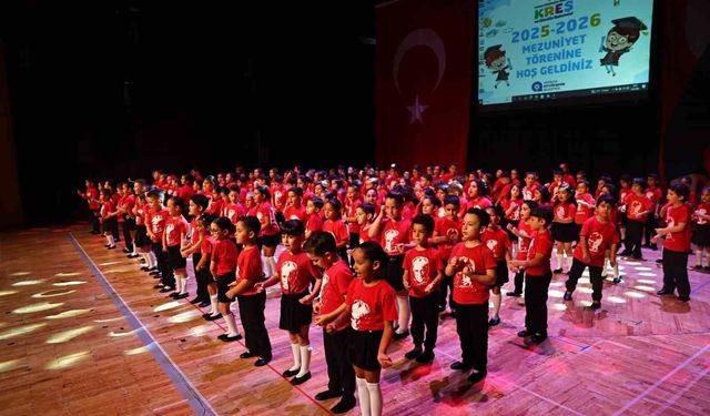 Büyükşehir kreşlerinde mezuniyet coşkusu