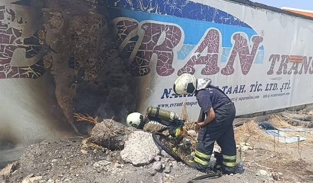 Dörtyol'da iş yerinde çıkan yangın kontrol altına alındı