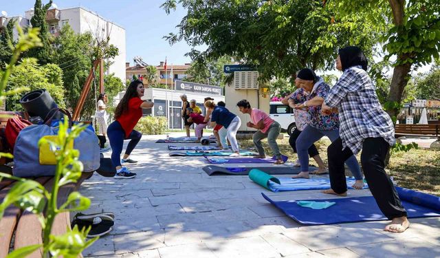 Kadın Danışma Merkezi'nde sabah sporu
