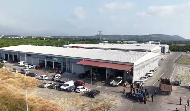 Vali Masatlı, Erzin Küçük Sanayi Sitesi'nde incelemelerde bulundu