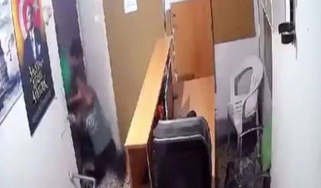 5 yıldır birlikte yaşadığı sevgilisinin şiddeti kamerada