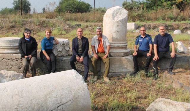 Erzin'de Issos Epiphaneia Antik Kenti'ndeki kazı çalışmaları sürüyor