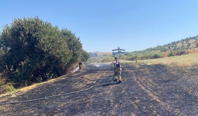 Antakya'da otluk alan yangını kontrol altına alındı