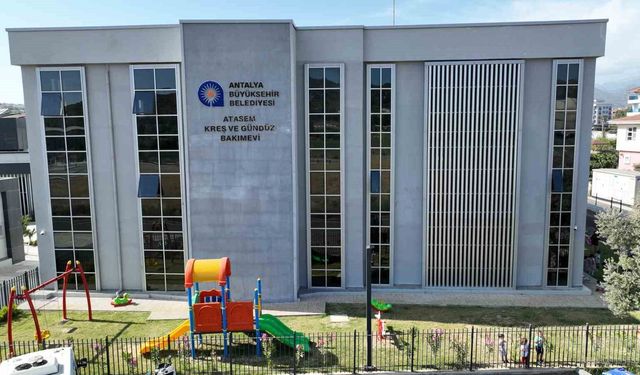 Antalya Büyükşehir Belediyesi 19 kreşle yeni eğitim dönemine hazır