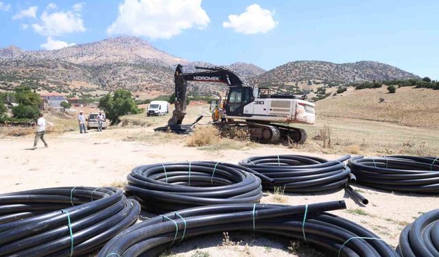 Büyükşehir'den Elmalı Yalnızdam Mahallesi'ne sulama tesisi