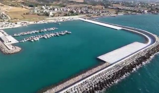 Madenli Yat Limanı'nda kapasite artırımı için çalışmalar sürüyor