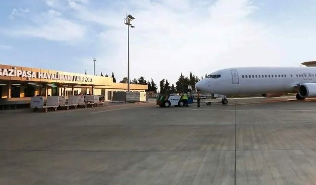 Gazipaşa Havalimanı’nı Nisan Ayında 52 Bin 574 Yolcu Kullandı