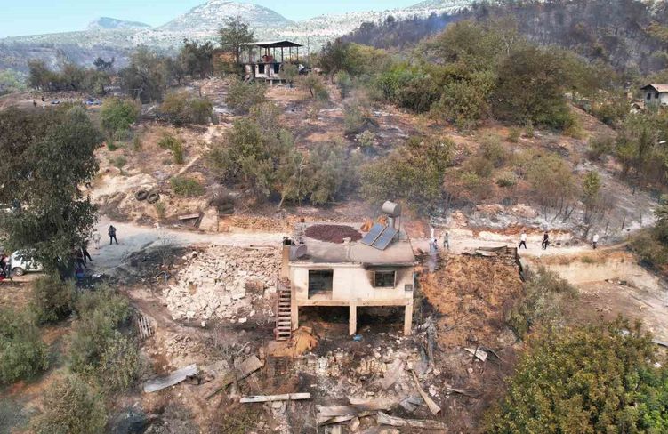 Orman yangınında acı bilanço: 19 hane yandı