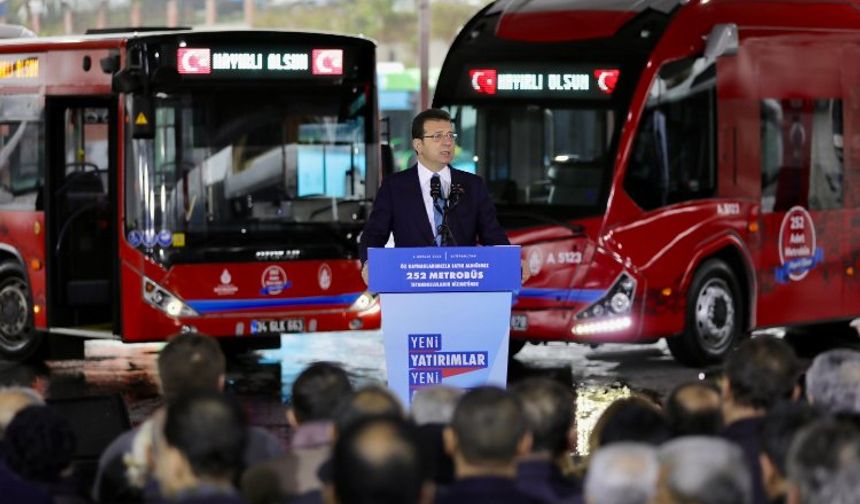 İstanbul'da metrobüs hattına 252 yeni otobüs