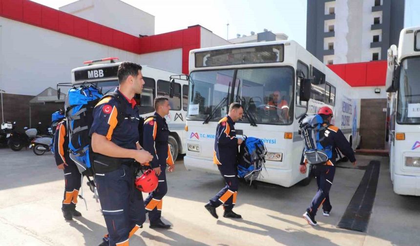 Mersin Büyükşehir Belediyesi’nden deprem tatbikatı