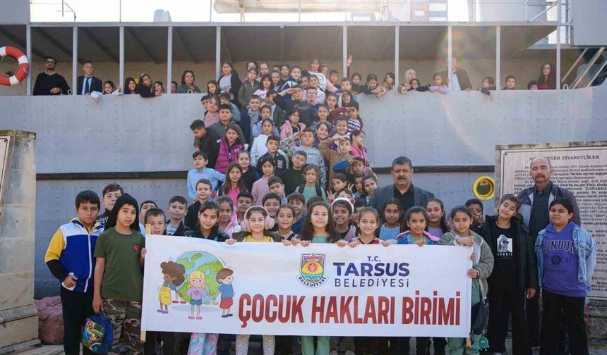 Tarsus’ta çocuklar haklarını eğlenerek öğrendi