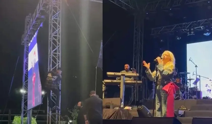 Aksaray’da Ece Seçkin rüzgarı; Örümcek adam gibi tırmandı!