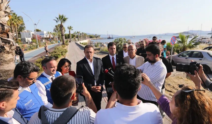 Bodrum’daki 62 Milyon TL’lik yol yatırımı tamamlanıyor